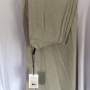 Theory Simonne Crunch Wash Linen Pants, Natural